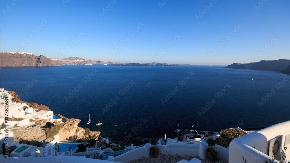panorama sulla caldera da Oia - Santorini