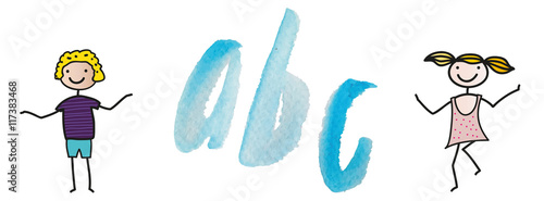 Back to school - Feier zum Schulanfang, Schuleinführung, fröhliche Kinder freuen sich auf die Schule