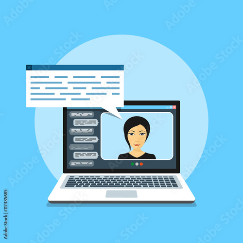 video chat concept