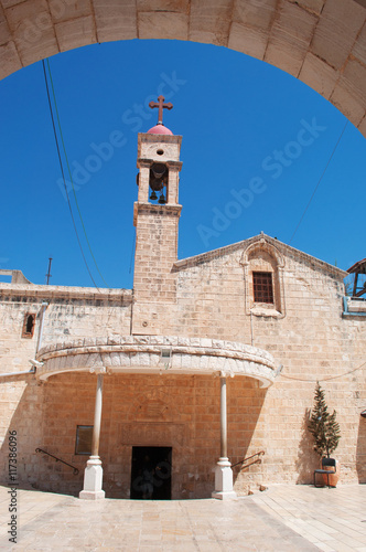 Nazaret  la Chiesa greco ortodossa dell Annunciazione il 2 settembre 2015