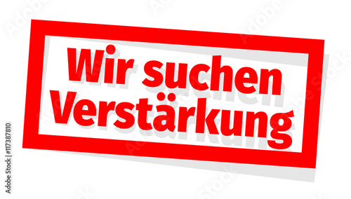 Wir suchen Verstärkung / Puffer