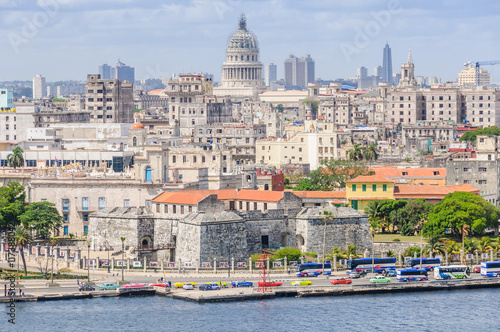 View of the cityscape in Havana, Cuba