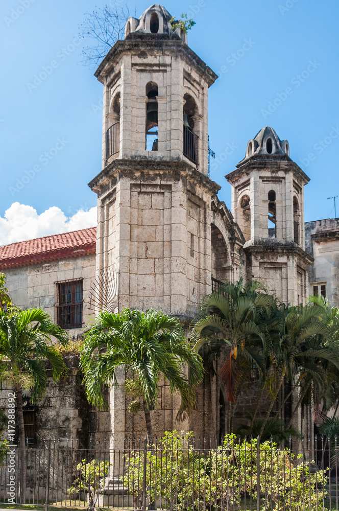 Plaza del Cristo square in Havana, Cuba