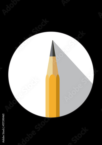 Pencil vector flat Icon