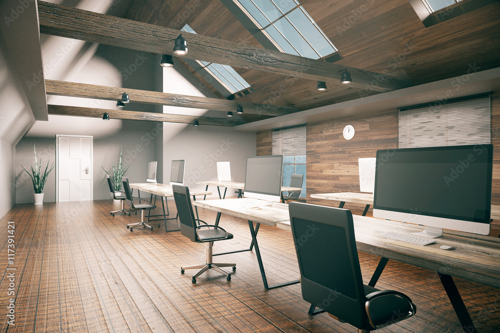 Fototapeta premium Coworking office
