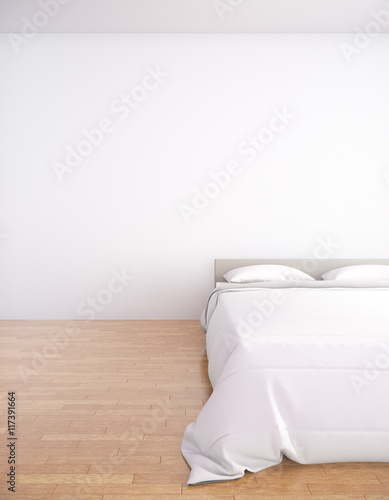 Simple bedroom front
