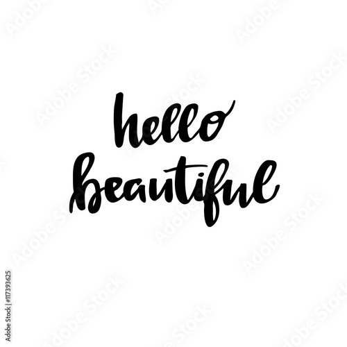 Hand drawn vector illustration. Hand lettering vintage quote - H
