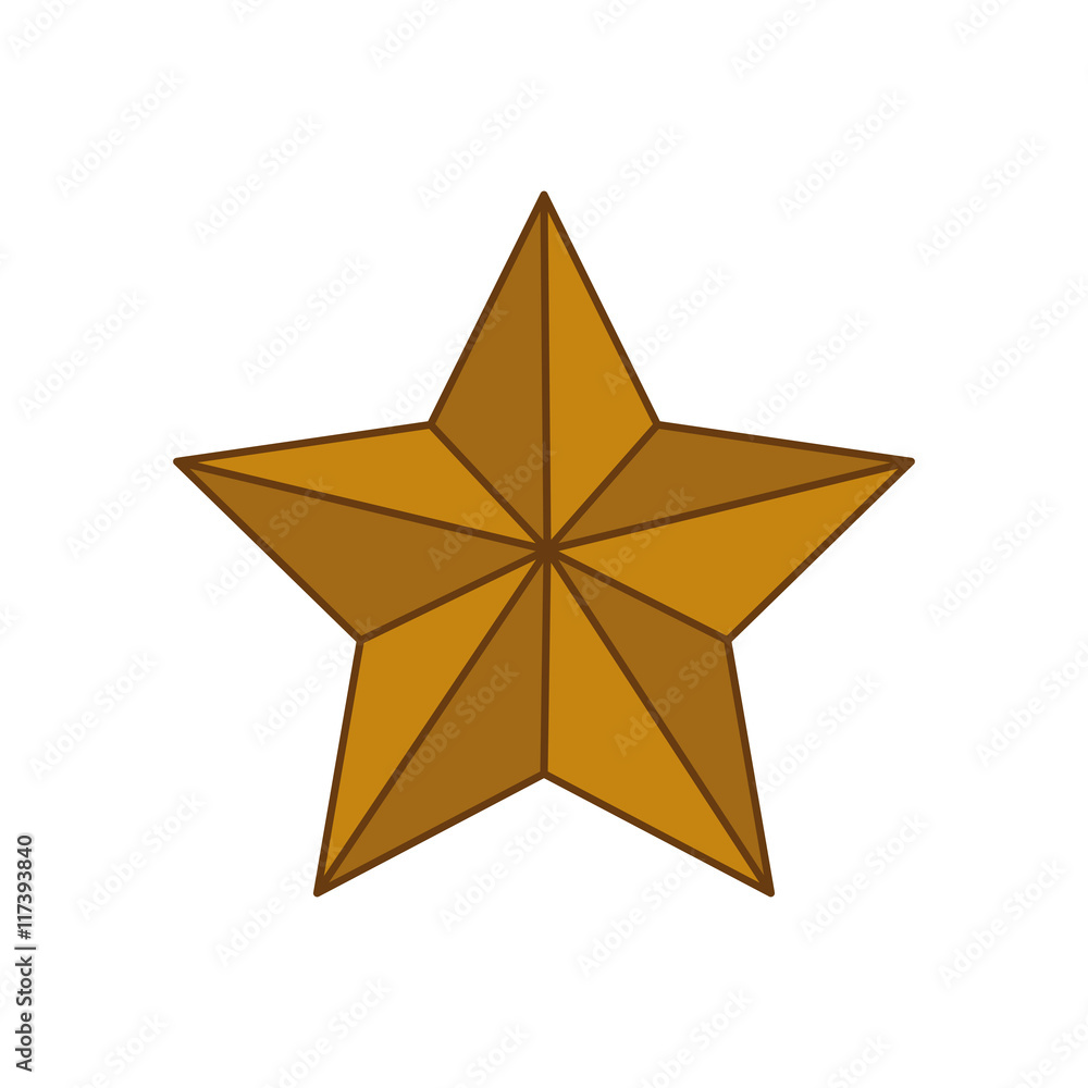 star gold shape decoration icon. Isolated and flat illustration. Vector graphic star gold shape decoration icon. Isolated and flat illustration. Vector graphic