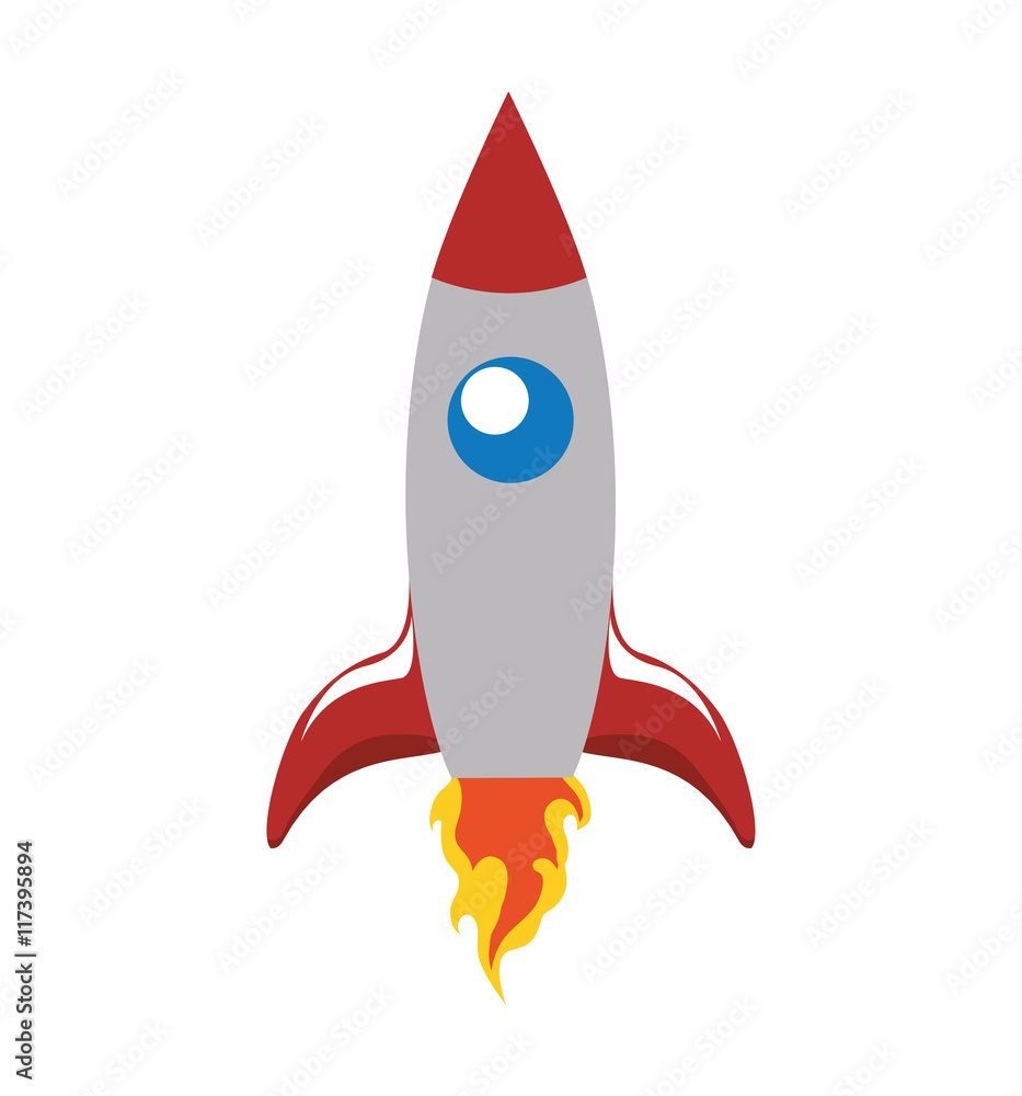 rocket spaceship science vehicle icon. Isolated and flat illustration. Vector graphic rocket spaceship science vehicle icon. Isolated and flat illustration. Vector graphic