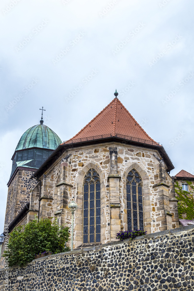 church of small village of Felsberg