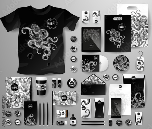 Abstract  business set. Corporate identity templates