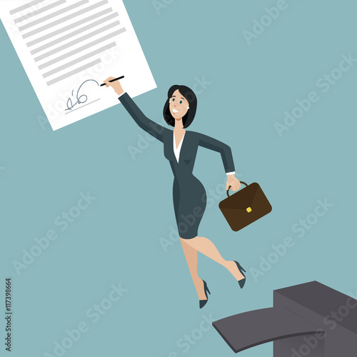 Be promoted on the work