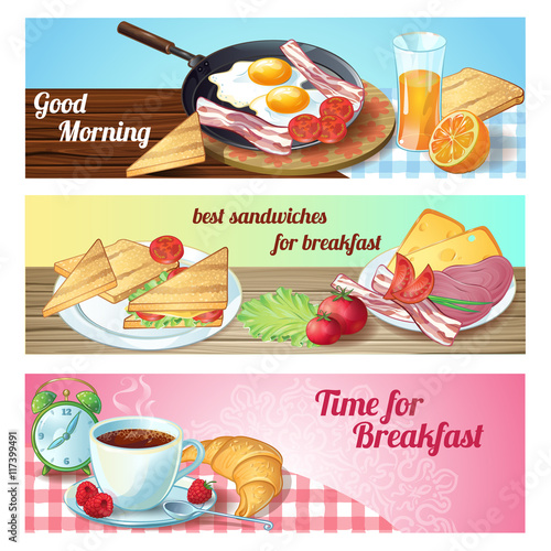 Breakfast Banner Set