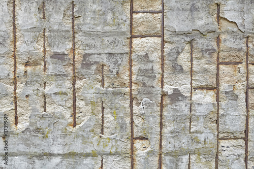 Photography Background made of reinforced concrete wall.