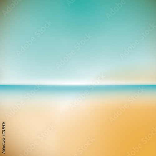 Summer beach troopical sunset sand sea icon. Background and colorfull illustration. Vector graphic