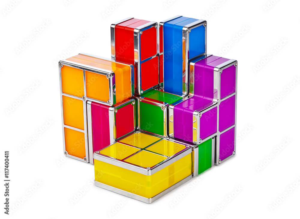 Obraz premium Colorful toy blocks