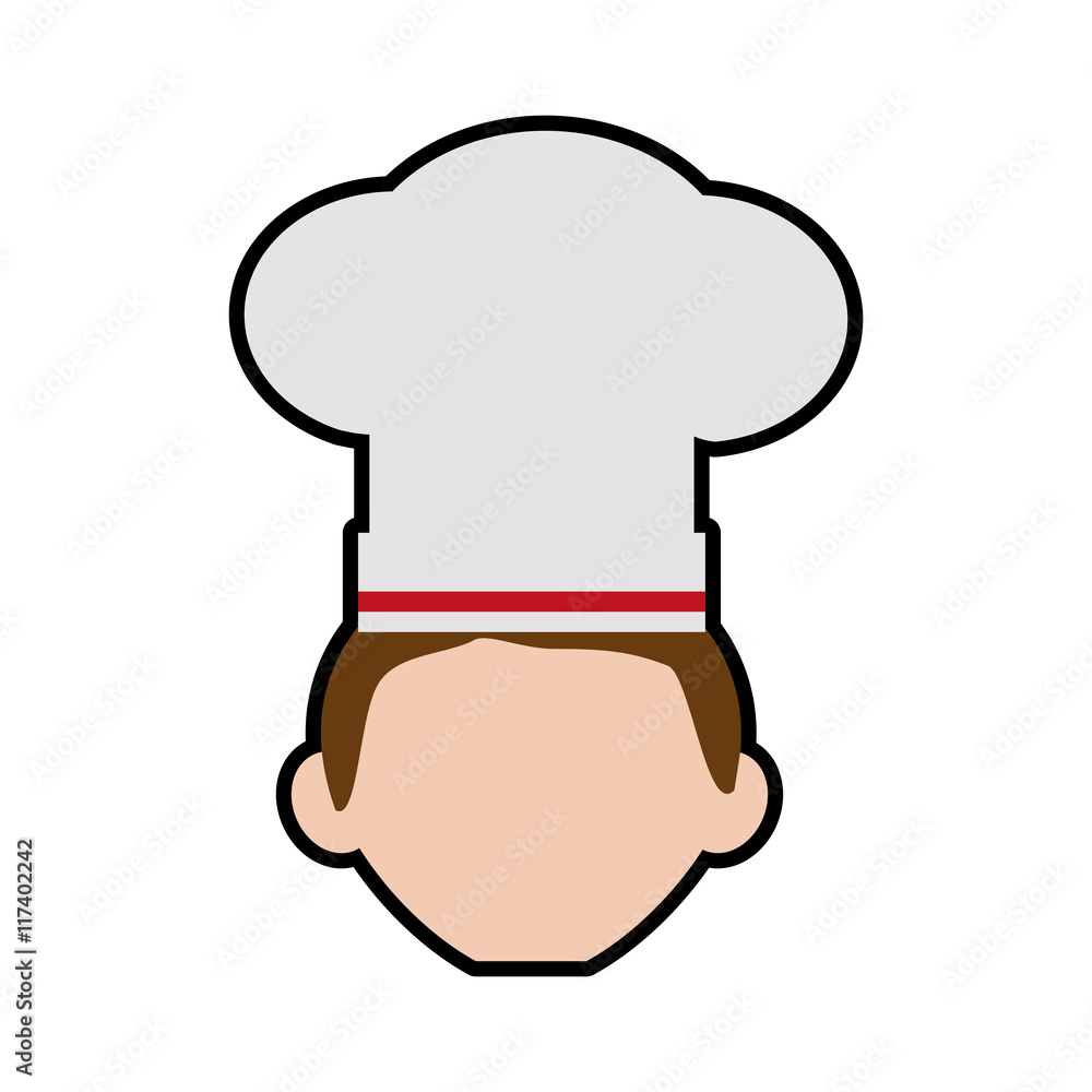 Chefs hat chef man male avatar person icon. Isolated and flat illustration. Vector graphic Chefs hat chef man male avatar person icon. Isolated and flat illustration. Vector graphic