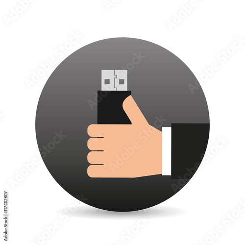 hand holding device icon