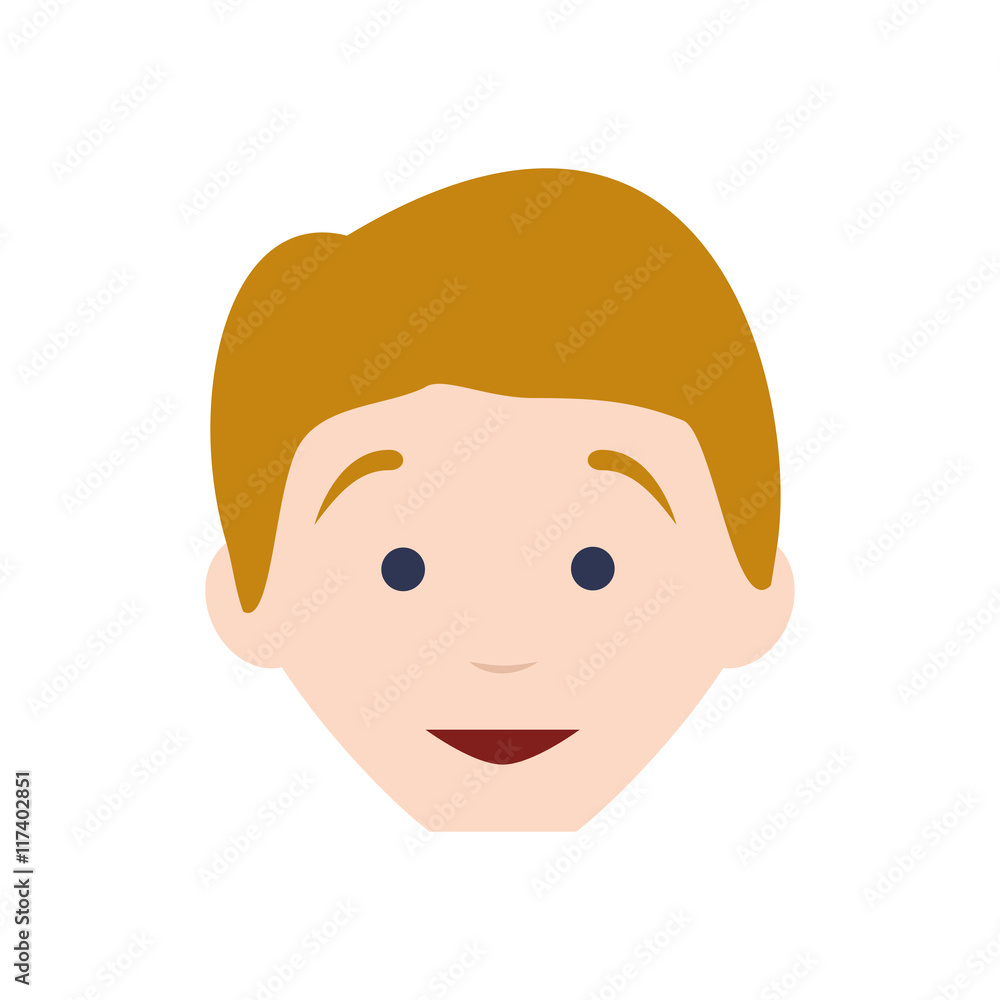 kid boy avatar head person icon. Isolated and flat illustration. Vector graphic kid boy avatar head person icon. Isolated and flat illustration. Vector graphic