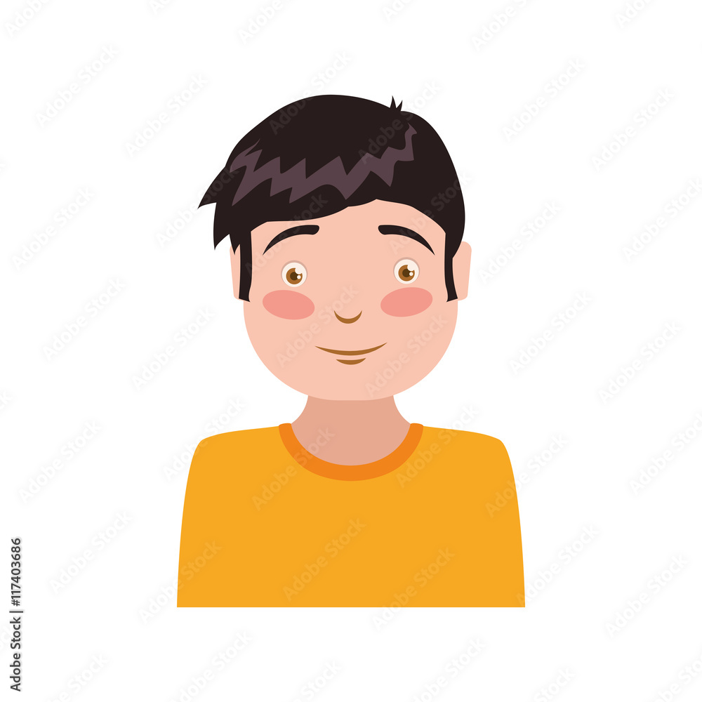 Boy male avatar person people icon. Isolated and flat illustration. Vector graphic Boy male avatar person people icon. Isolated and flat illustration. Vector graphic