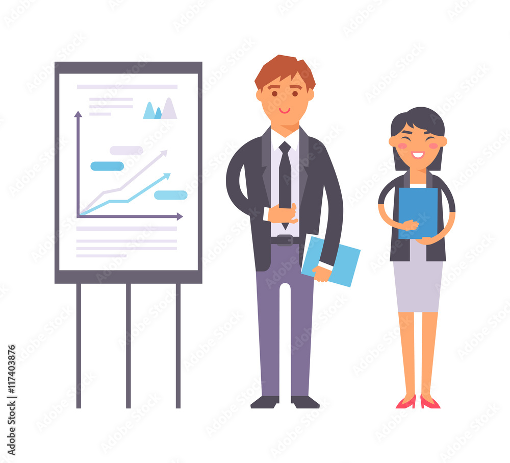 Business meeting vector illustration. Business meeting vector illustration.