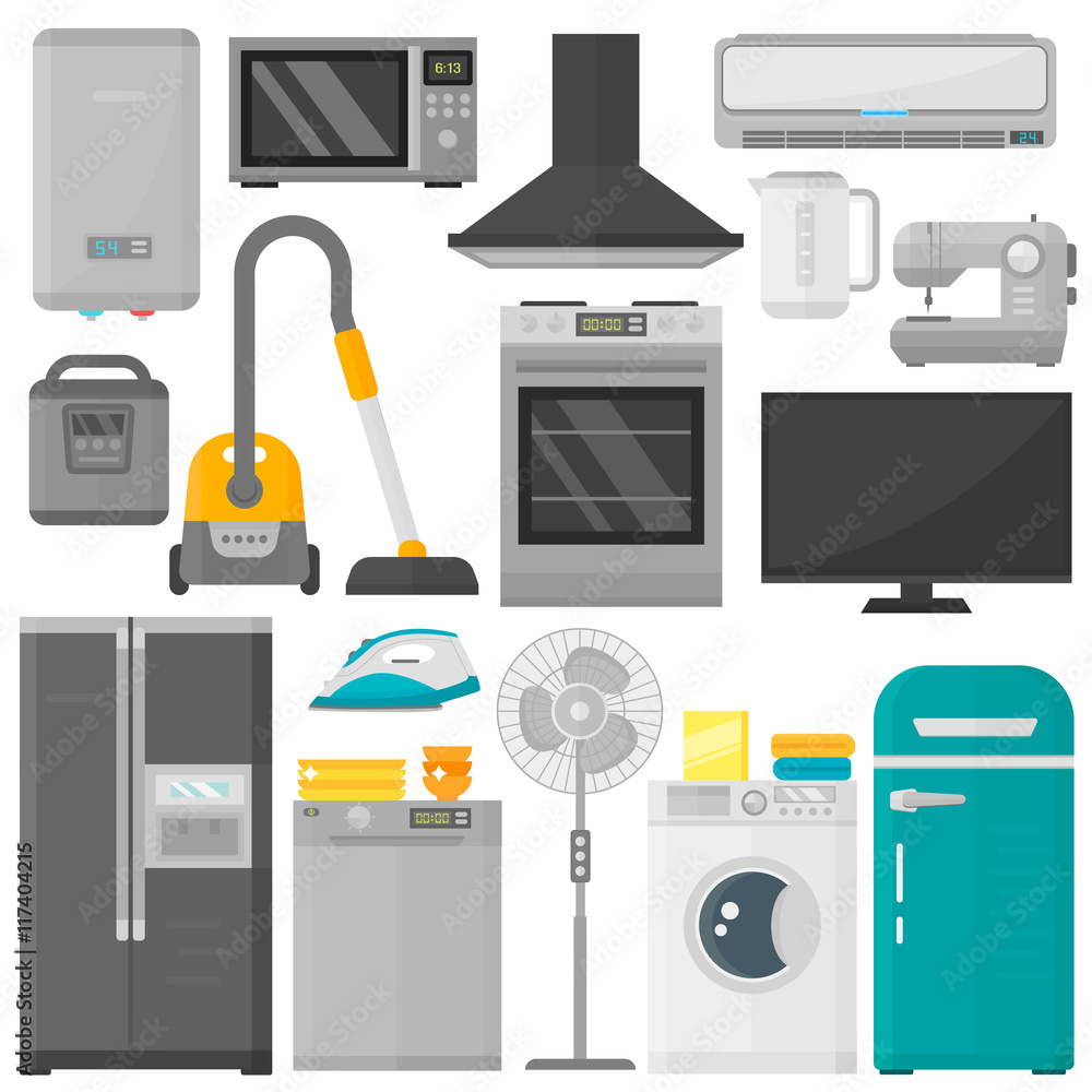 Household Appliances Isolated Photos and Images