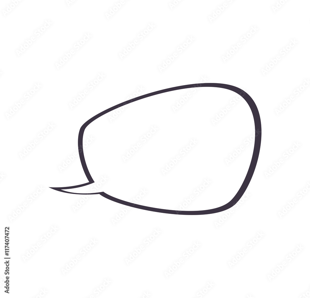 Bubble communication message speak icon. Isolated and flat illustration. Vector graphic Bubble communication message speak icon. Isolated and flat illustration. Vector graphic