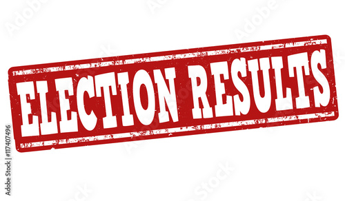 Election results stamp