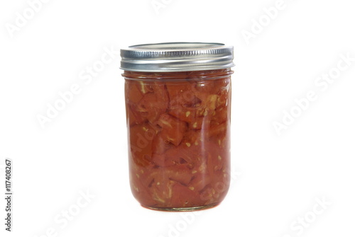 Jar of Preserved Tomatoes