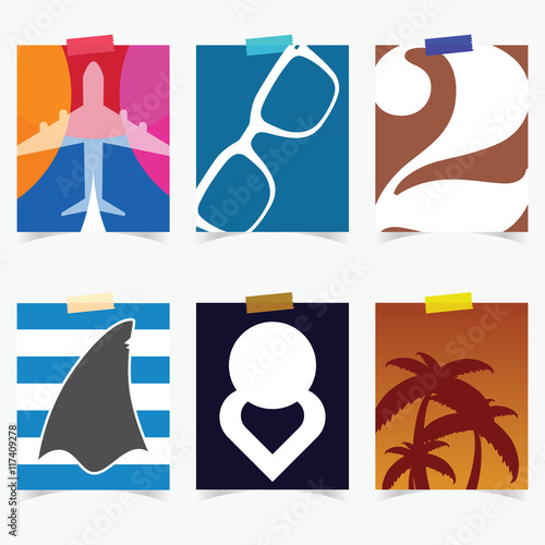 poster attractive with various item on it illustration