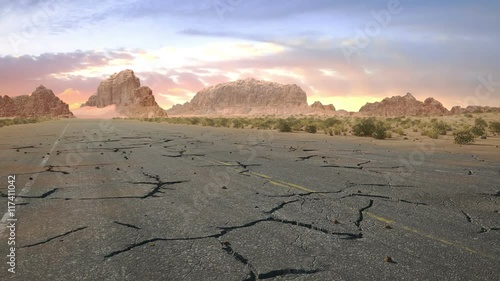 earthquake, 3d rendering