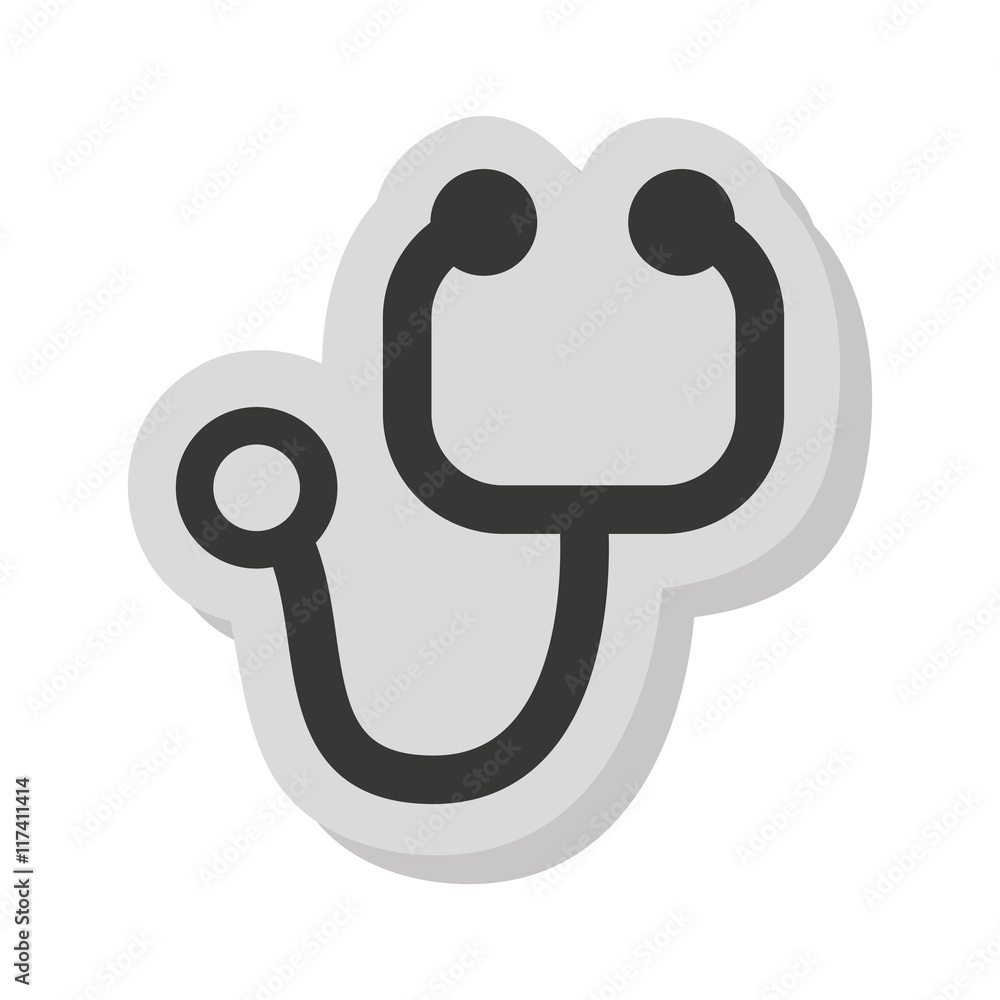 stethoscope doctor isolated icon stethoscope doctor isolated icon