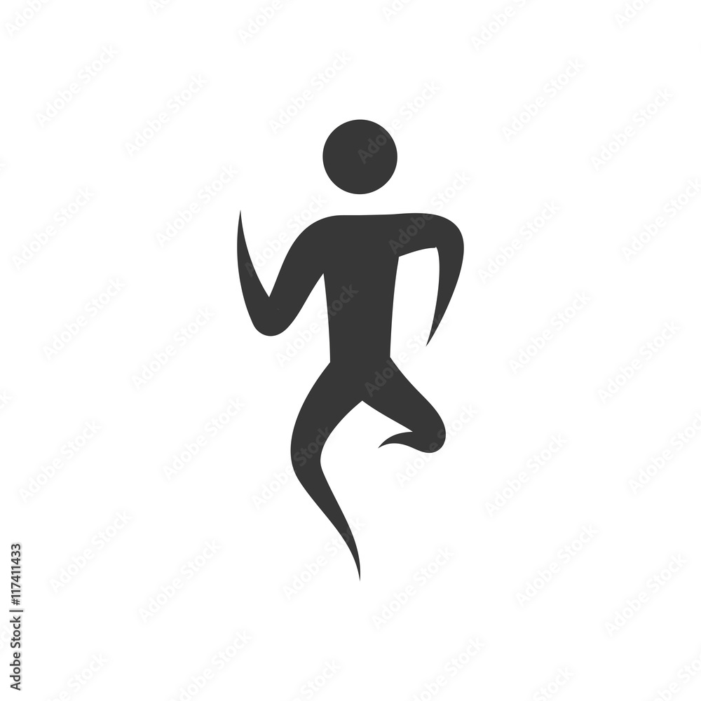 pictogram action move sport fitness icon. Isolated and flat illustration. Vector graphic pictogram action move sport fitness icon. Isolated and flat illustration. Vector graphic