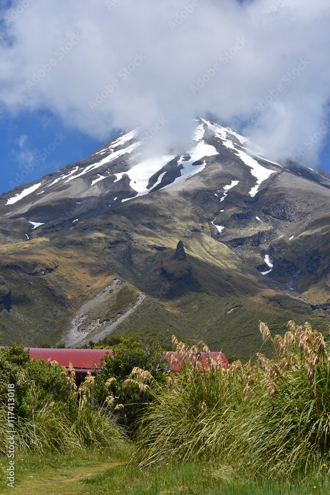 Mount Egmont in Taranaki in New Zealand.
