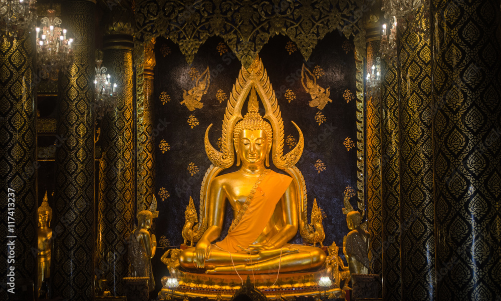 golden Buddha statue, North of Thailand. golden Buddha statue, North of Thailand.