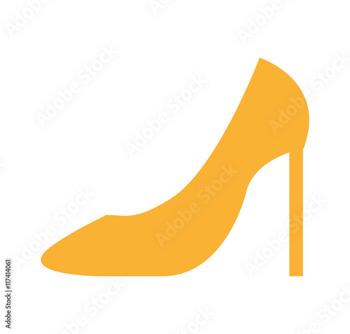 shoe elegant female icon