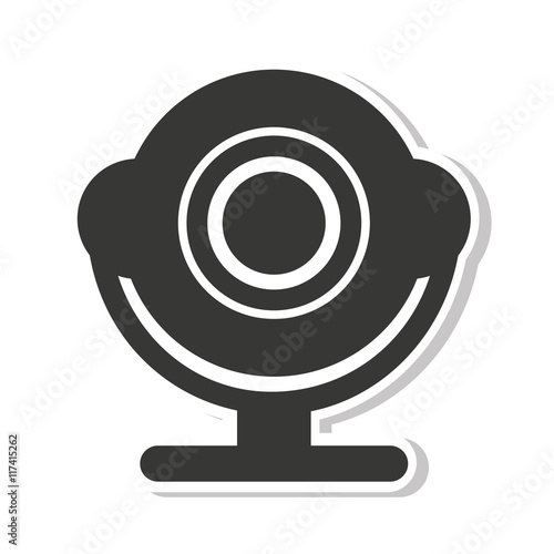 web cam isolated icon