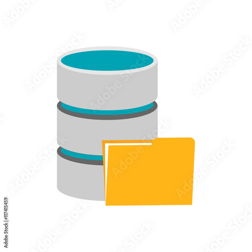 Symbol of database storage.