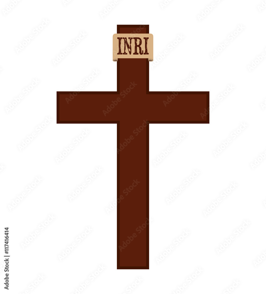 cross religion silhouette icon