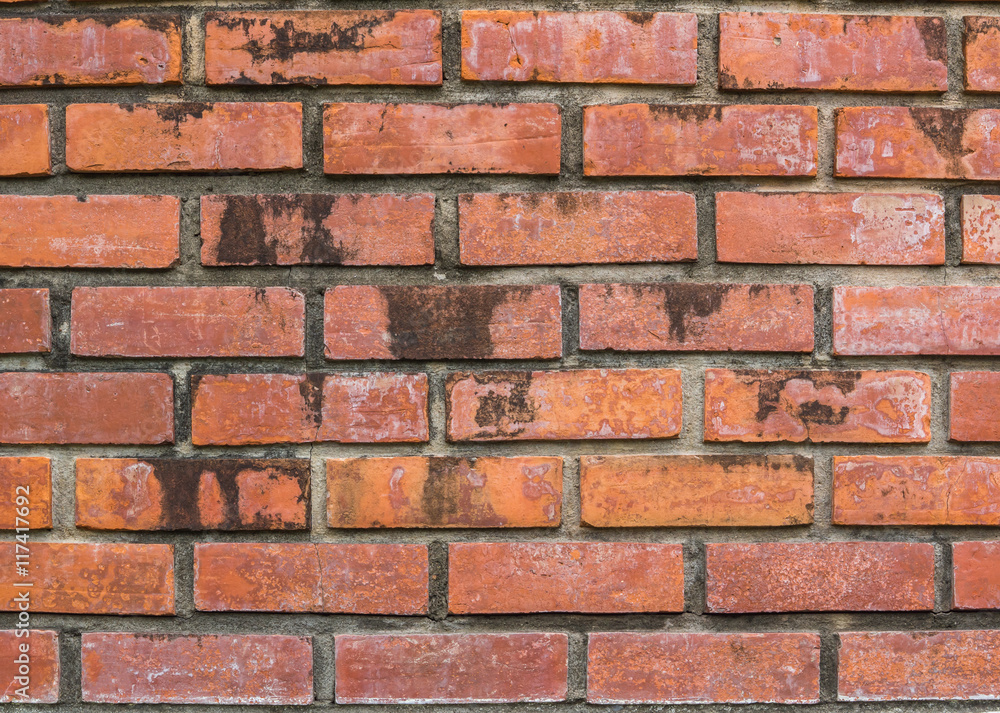 Obraz premium dirty brick wall background