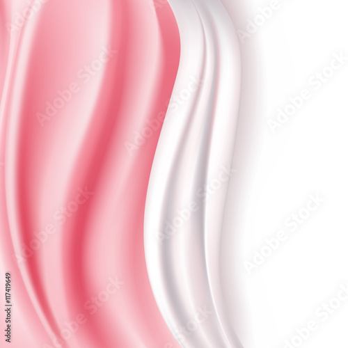 abstract pink silky soft background. vector illustration