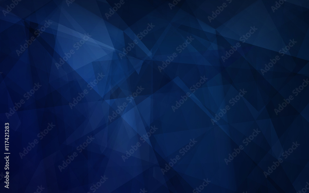 Dark blue color abstract polygonal background Dark blue color abstract polygonal background