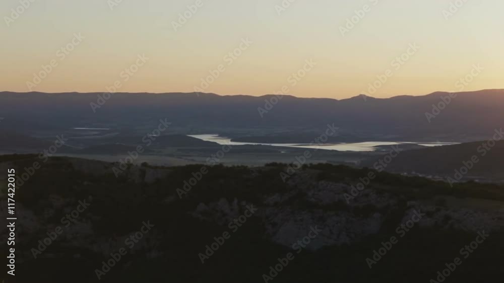 Beautiful sunrise over Crimean Mountains. Beautiful sunrise over Crimean Mountains.