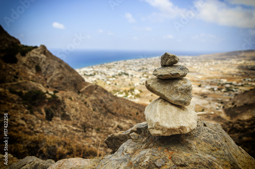 signal marker stones mountain © ciroorabona