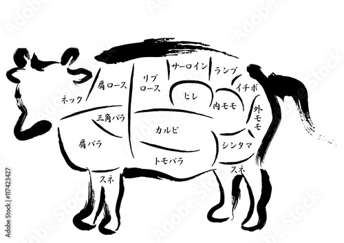 牛肉　部位の名称