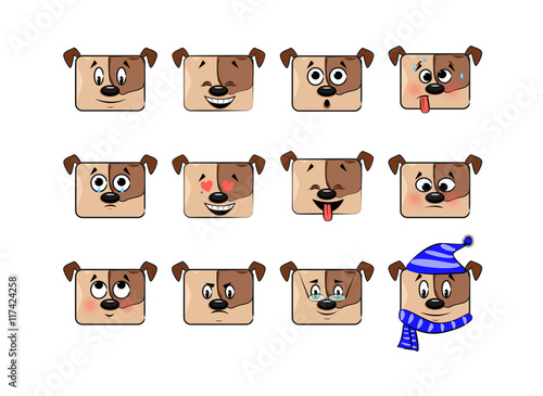 Dog emojis photo