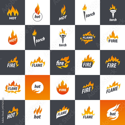 fire vector logo