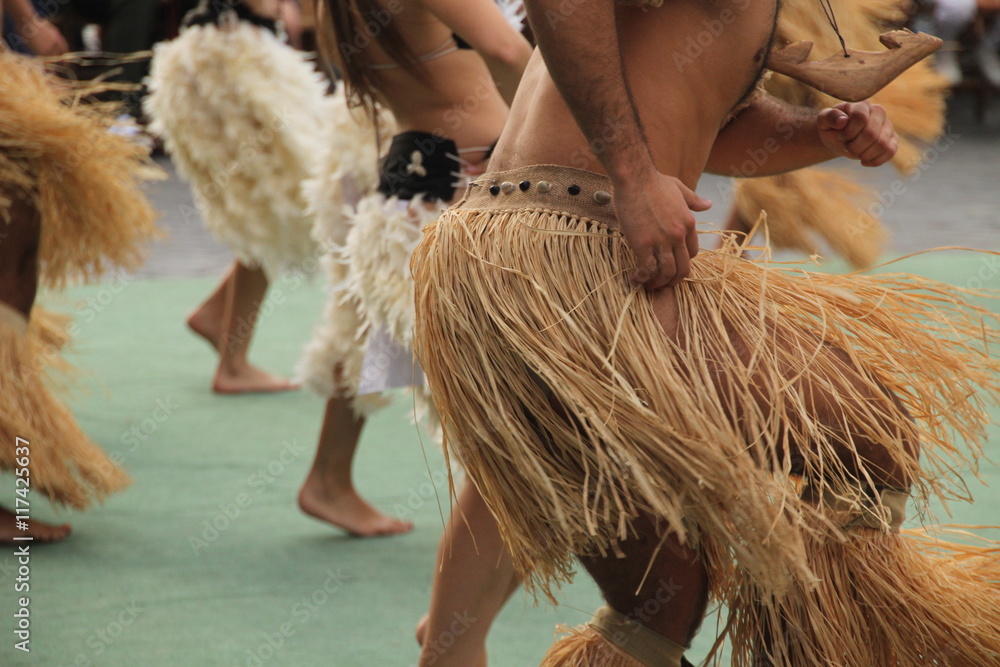 Obraz premium Danza tradicional de la Isla de Pascua