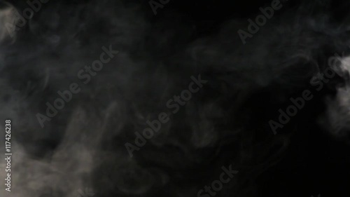 abstract motion of vaping smoke on a black background for intro, title or the end scene, high definition, Full HD, 1920x1080