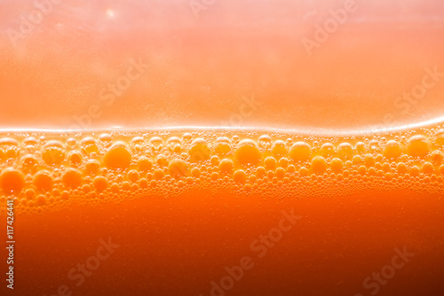 Close-up image of juice